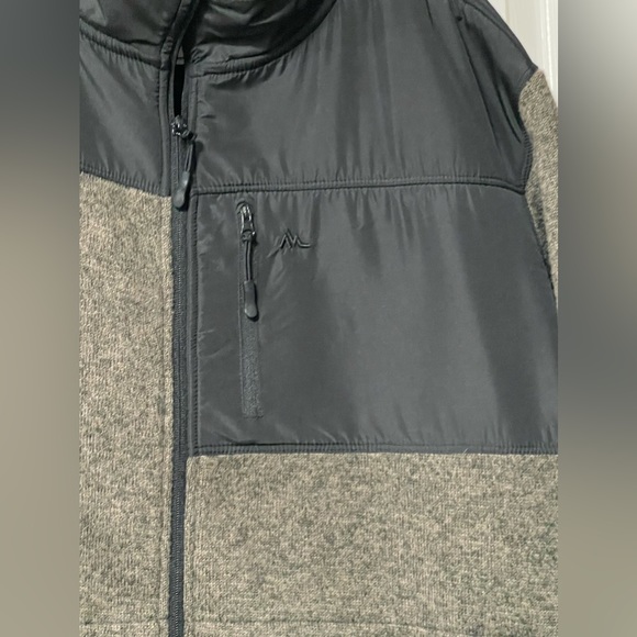 Mountain Club Mens Full Zip Jacket Tan and Gray color Size XXL - Picture 3 of 6